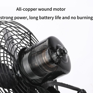 21V 8 Inch Cordless Portable Camping <b>Table</b> Fan Lithium Battery Air Cooling <b>Mini</b> Rechargeable Household Hotel Office Car Battery - Product Image 4