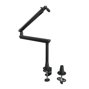 AUKI Adjustable Microphone Boom Arm Stand for Studio &amp; Podcast <strong>Desk</strong> Mount Black White <strong>Pink</strong> Color - Product Image 6