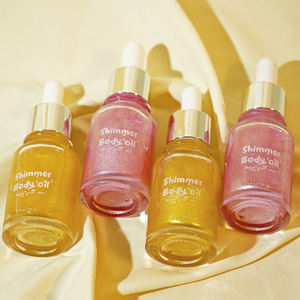Gouttes autobronzantes véganes personnalisées parfumées de marque privée au parfum de couleur personnalisée Hydratant Rose éclatant Huile pour le corps Huile scintillante pour le corps - Product Image 3