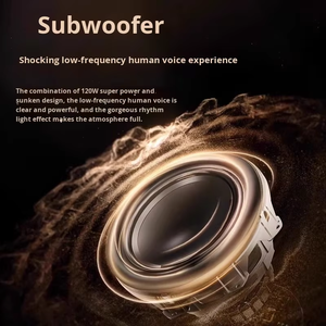 Loa siêu trầm không dây thế hệ thứ 5 <span class=keywords><strong>Harman</strong></span> New Glass, loa di động, đèn nền RGB và âm trầm mạnh mẽ với <span class=keywords><strong>Bluetooth</strong></span> - Product Image 5