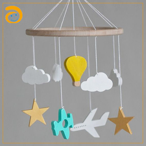 Mobiles pour bébé faits à la main en gros, personnalisés, Coran, berceau, chambre d'enfant, nuage arc-en-ciel, fleur, <span class=keywords><strong>renard</strong></span>, décoration suspendue pour chambre d'enfant - Product Image 4