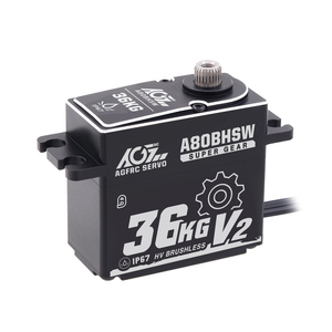 AGFRC A80BHSW V2 36kg 0.071Seg Velocidad Impermeable IP67 Engranajes de Acero Sin Escobillas 4.8-8.4V RC para Barcos/Autos RC 1/10 - Product Image 1