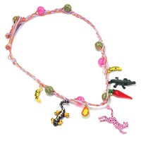 Collier pour femme en résine et coquillages, style bohème, double rang, avec pendentifs géométriques, animaux et fruits, vintage, en gros, en stock, idéal comme cadeau