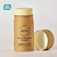 Bouteille d'eau recyclée Tube de papier Cylindre d'emballage Bougie personnalisée Boîte cadeau en carton