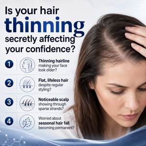 Sérum capillaire 2% de désoxyribose 20ml pour cheveux clairsemés, essence volumisante à la biotine et aux exosomes, solution de soin du cuir chevelu en roll-on - Product Image 6