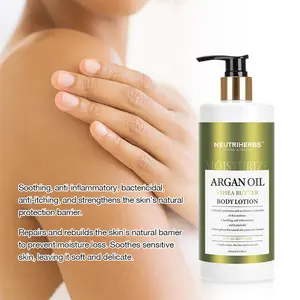 Korea Cosmetics Fair Skin Moisturizing Argan Oil Shea Butter Herbal Body Whitening Lotion
