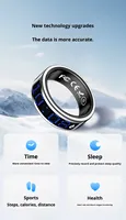 Cincin Pintar Pelacak Kesehatan Desain Modern Terbaru dengan Layar Digital, Berbagai Mode Olahraga, dan Fungsi Penghitung Pintar