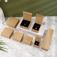 Personalizzabile molteplici opzioni di colore chiusura magnetica portagioie di carta per orecchini collane bracciali gioielli regalo confezione