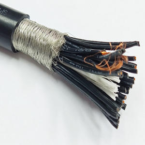 Câble de commande d'alimentation résistant au feu, blindé en PVC, 450/750V RVVP 2 4 12 20 24 19 conducteurs, 0,75 mm 1 mm 2,5 mm - Product Image 1