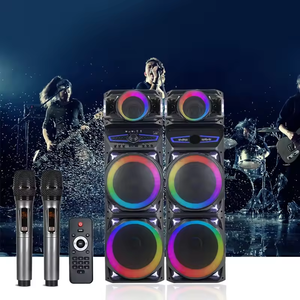 Bocina Portátil Tipo Trolley para Karaoke y Fiestas DJ al Aire Libre con Doble Altavoz de 12"/15" Pulgadas Gran Boombox Sistema de Súper Micrófono Sonido <span class=keywords><strong>Partybox</strong></span> para Música - Product Image 5