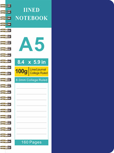 Bán buôn tùy chỉnh A5 cuộn dây đôi xoắn ốc máy tính xách tay Frosted PP Bìa lót Tạp Chí Đại học Cai Trị hàng tuần kế hoạch tuần-at-a-lướt qua - Product Image 6