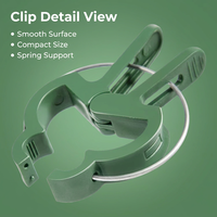 Clips de jardin pour plantes, supports de tomates, pinces de maintien en ABS, piquets pour plantes grimpantes, clips de treillis doux pour fleurs et plantes