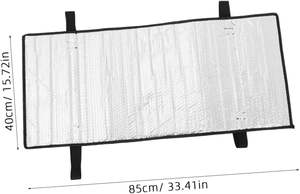 Housse de <span class=keywords><strong>climatiseur</strong></span> argentée, protection solaire, facile à installer, unités extérieures, bloque les rayons du soleil, réduit la pression - Product Image 2