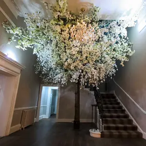 Personalizzato fai da te 3-12m grande con ramo di fiori di ciliegio rosa albero di fiori di ciliegio artificiale giapponese per la decorazione del ristorante dell'hotel