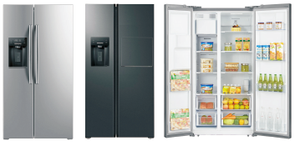Smad 552L Cheap Household No-Free French Door Side by <b>Refrigerator</b> - Product Image 2