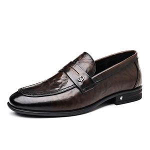 Chaussures en cuir pour hommes Printemps 2026 – Mocassins de ville élégants à enfiler, haut de gamme, pour affaires et mariages - Product Image 3
