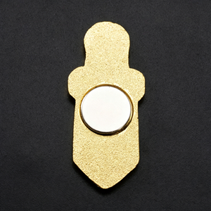 Badge aimanté pour réfrigérateur OEM, design épée élégant, plaqué or, émail dur personnalisé, pour cadeau périphérique de jeu et d'animation - Product Image 3