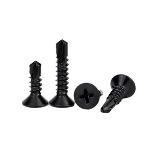 Black Phillips Countersunk Self Drilling Screw M4.8 Metric Class 4.8 For Metal General Industry - Product Image 4