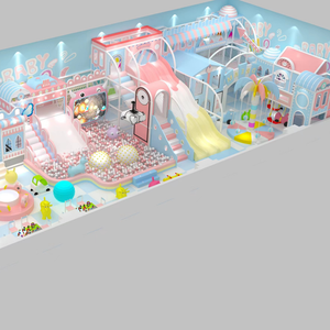 Centre commercial coloré enfants aire de jeux ensemble intérieur <span class=keywords><strong>chambre</strong></span> d'enfants aire de jeux enfants équipement de terrain de jeu intérieur avec piscine à balles - Product Image 4