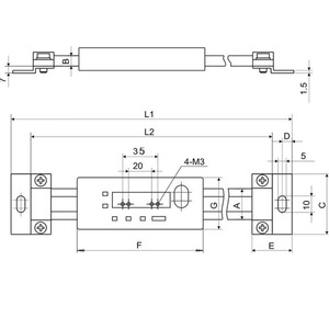 คาลิปเปอร์ดิจิตอล สแตนเลสสตีล ความละเอียด 0.01 มม. พร้อมหน้าจอแสดงผลภายนอก เครื่องมือวัด - Product Image 4