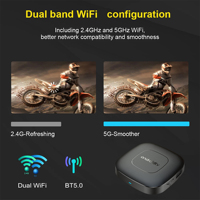 Boîtier TV intelligent Mortal T1 8K Android 14 Quad Core Allwinner H313 avec Wi-Fi 6 2.4G/5GHz, multilingue, ATV 16 Go