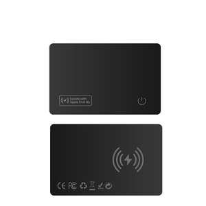 IOS pengisi daya nirkabel 1.7mm perangkat Anti hilang pelacak posisi Pencarian lokasi Gps sangat tipis kartu pelacak Dompet Pintar temukan saya Tag - Product Image 3