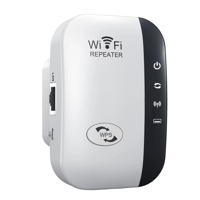New Wireless Wi-Fi Repeater & Signal Amplifier with WPS 300Mbps LAN Home Router