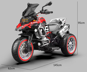 Motocicleta Eléctrica Todoterreno de Doble Asiento y Doble Motor para Niños, 145 cm, 12 V, con Gran Potencia y Carga de Batería, Triciclo - Product Image 6
