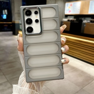 Funda de Teléfono Mate Transpirable con Disipación de Calor de Lujo para <span class=keywords><strong>Samsung</strong></span> S24 Ultra S24 Plus, Carcasa Trasera Protectora Antigolpes - Product Image 1