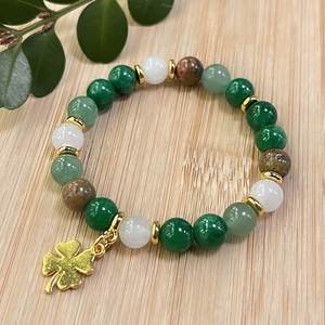 Natural Stone <b>Bracelet</b> Colorful Glass Beaded Concentration Boost No Middleman Markup for Wholesalers Rapid Prototyping - Product Image 5