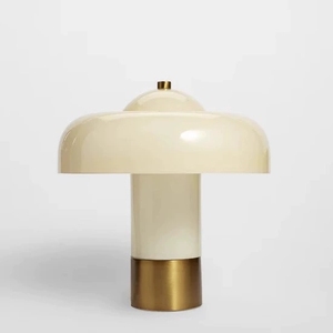 Lampada da Tavolo Semplice in Vetro, Lampada da Comodino per Camera da Letto, Stile Vintage di Design, per Soggiorno, Stanza dei Bambini, Lampada da Scrivania a Forma di Fungo - Product Image 3