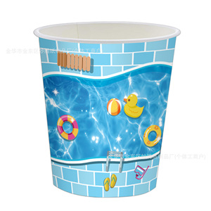 Summer Pool Party <b>Disposable</b> Tableware Set Paper <b>Plates</b> Cups Napkins For Outdoor Gathering - Product Image 3