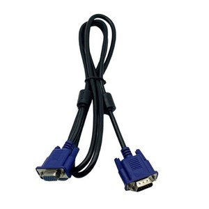 สาย VGA ชายต่อหญิง 1.5 ม. ทองแดงปลอดออกซิเจน พร้อมฉนวนถัก สำหรับเชื่อมต่อโปรเจคเตอร์และจอภาพ - Product Image 2