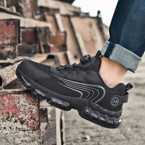 Chaussures <span class=keywords><strong>de</strong></span> travail industrielles au design moderne avec bouton rotatif, tige en toile tricotée, <span class=keywords><strong>semelle</strong></span> en caoutchouc, idéales pour l'hiver - Product Image 6