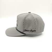 Casquette de baseball et de golf haut de gamme, sportive, imperméable, avec patch brodé tissé, perforations découpées au laser, cordon personnalisé, motifs Léopard, Dobby, Fruit