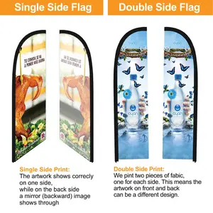 48h Fast Delivery Custom Feather Flag 3 Birds Custom Single Sided Feather Flag Feather Flag Banner