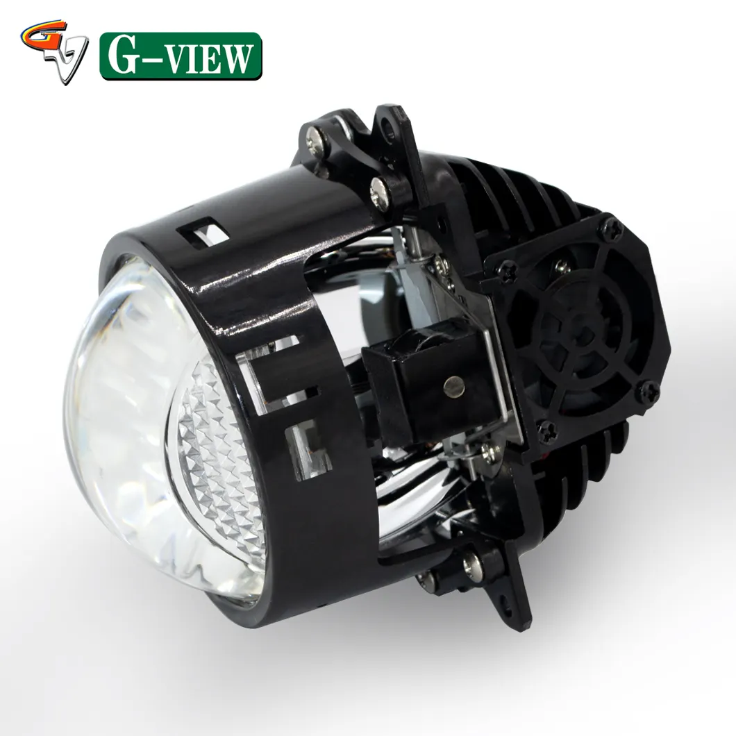 Gview G17H 70W Bi LED Projecteur Lens Phares de voiture avec LED Angel eyes High Low Beam Projector Lens DRL & Signal light