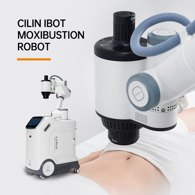 Cilin Standing Moxibustion Changeable Head Multifunction Therapy Treatment Gentle Relaxing Robot Massage AI Machine for Feet