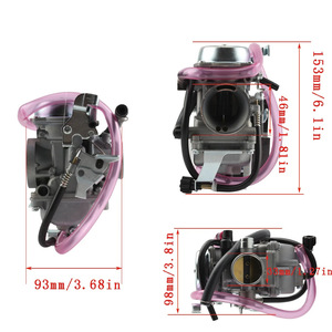 Zuqing Motorcycle Carburetor HK214 For Kawasaki KLF300 1986-2005 <b>ATV</b> Off Road Vehicle Parts - Product Image 2