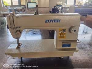 Machine à coudre industrielle à plat pour cuir, entraînement par courroie, pied marcheur, vente directe usine ZY609 - Product Image 2