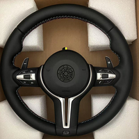 Volant sport M en cuir perforé noir personnalisé pour BMW F10 F30 F31 F32 F20 E92 X6 E71 X5