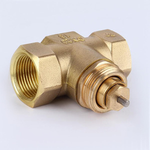 Brass Electric Two Way Ball Valve 1 In AC220V For Central Air Conditioning Fan Coil Unit Water Control - Product Image 3