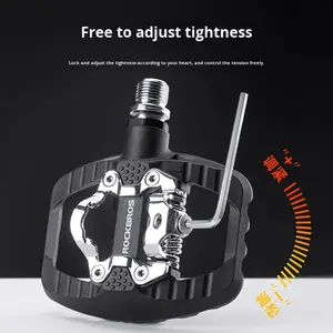 <span class=keywords><strong>Pedales</strong></span> planos de nailon duraderos Rock Brothers para bicicleta de montaña, accesorios de ciclismo con rodamiento, Pedal de bicicleta - Product Image 3