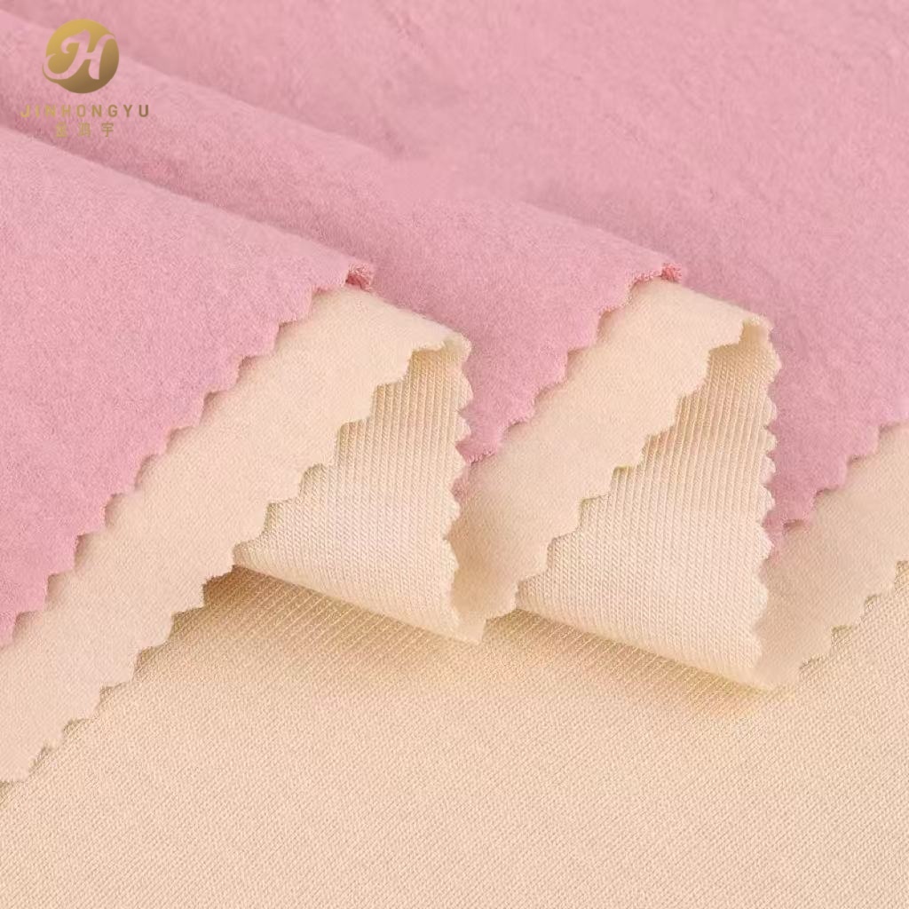 Wholesale 260gsm 175cm Wide Heavyweight Knit Fabric Viscose Cotton Acrylic Spandex Stretch Cashmere Feel Fabric for Leggings