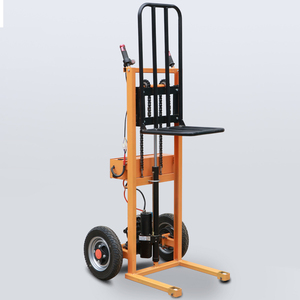 उच्च गुणवत्ता सामग्री हैंडलिंग उपकरण 200kg दो पहिया इलेक्ट्रिक संचालित ट्राली - Product Image 5