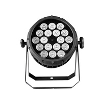 Projecteurs LED Par 18*10W RGBW 4-en-1 IP65 Haute Puissance Extérieurs Étanche CRI90 en Alliage d'Aluminium Activés par le Son DMX512 pour Scène
