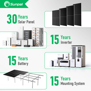 Sistema de Energía Solar Híbrido de 20 Kw Completo, Conectado a la Red y Fuera de la Red, para Uso Doméstico y Comercial, SP5KW-500KW, Sistema de Energía Solar de 30 Kva - Product Image 4