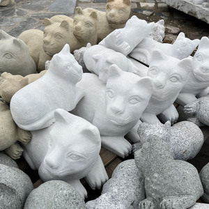 Statue d'animal en <span class=keywords><strong>pierre</strong></span> personnalisée statue <span class=keywords><strong>de</strong></span> granit <span class=keywords><strong>de</strong></span> jardin <span class=keywords><strong>sculpture</strong></span> <span class=keywords><strong>de</strong></span> chien et <span class=keywords><strong>de</strong></span> chat - Product Image 4
