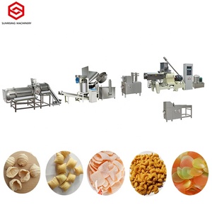 Đầy Đủ Dây Chuyền Sản Xuất Chiên Phồng Snack Thực Phẩm Đùn Nhật Bản Gạo Crackers Nuts Làm Máy Móc - Product Image 5