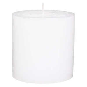 Candela Rotonda OLIA DIAM. 6.7 H 7CM BIANCO - Product Image 1